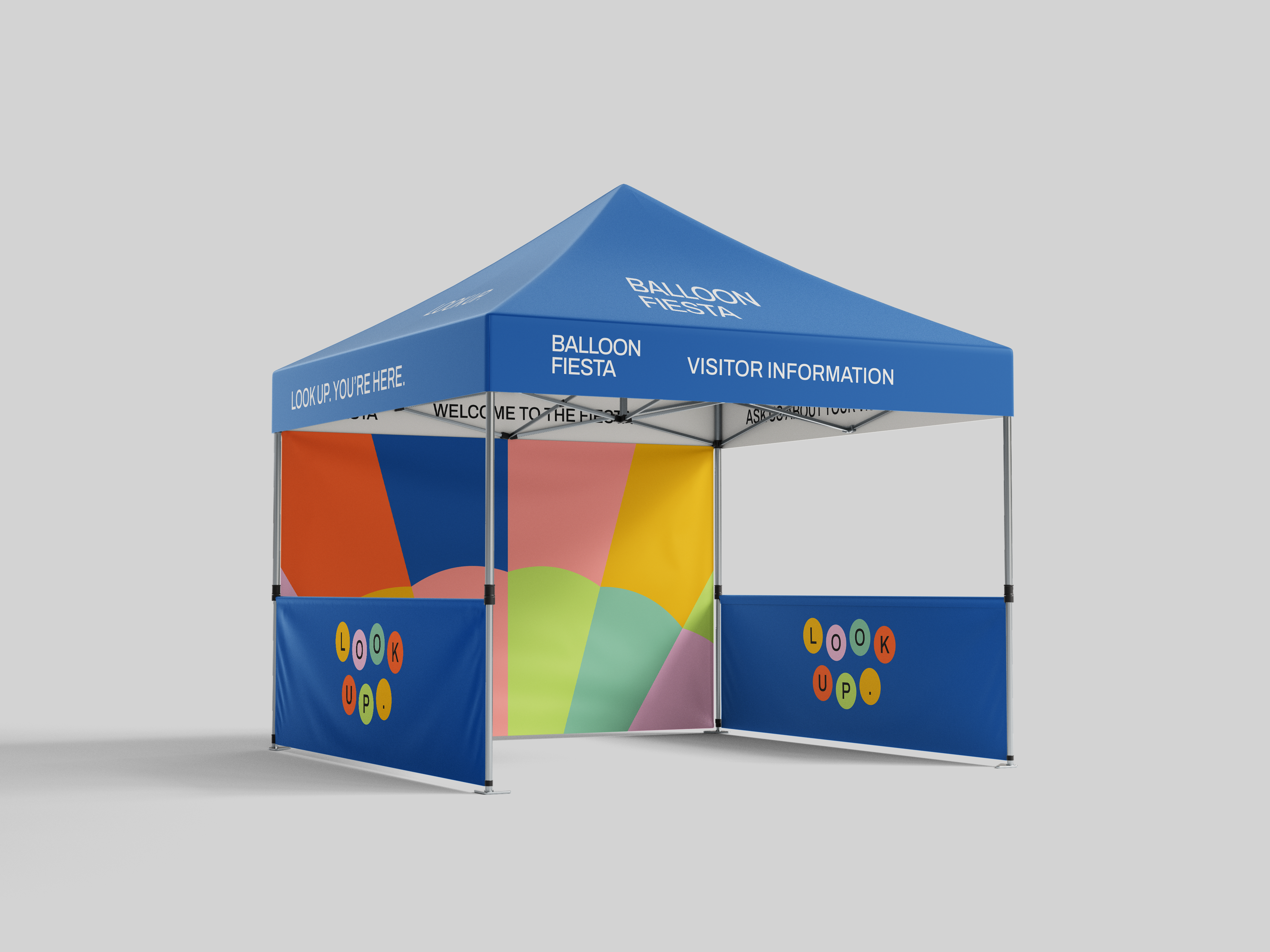 Balloon Fiesta visitor information gazebo